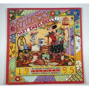 Mary Engelbreit Vintage 1995 Wall Calendar 12x12  Classic designs! Frameable Art